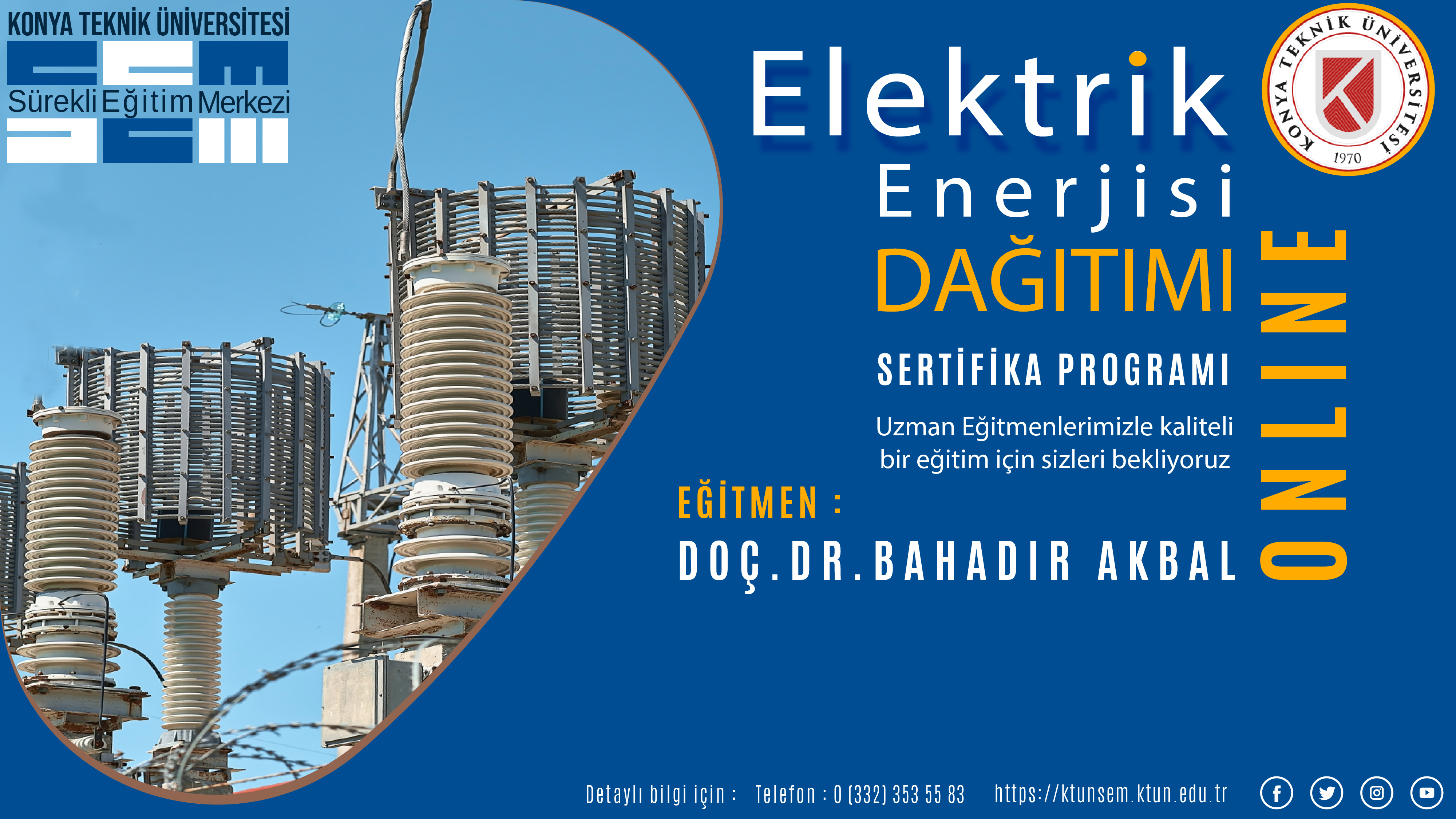Online Elektrik Enerji Dağıtımı Sertifika Programı